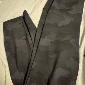 Lululemon Wunder Train Camouflage Leggings